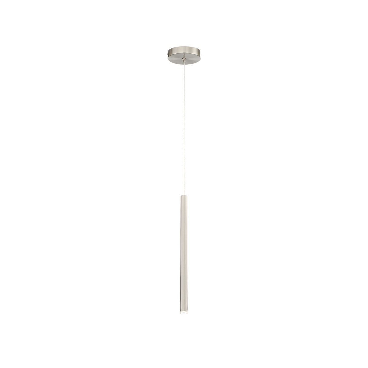 Eurofase Navada 16" LED Pendant, Brushed Nickel, front view