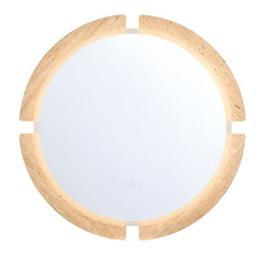 Eurofase Sadona 30" x 30" Mirror, Travertine, front view