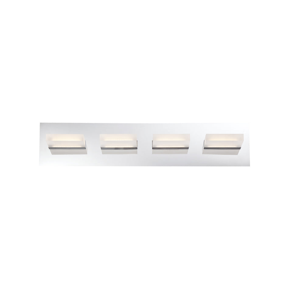 28021-018 OLSON, 4­LIGHT 24IN INTEGRATED LED VANITY