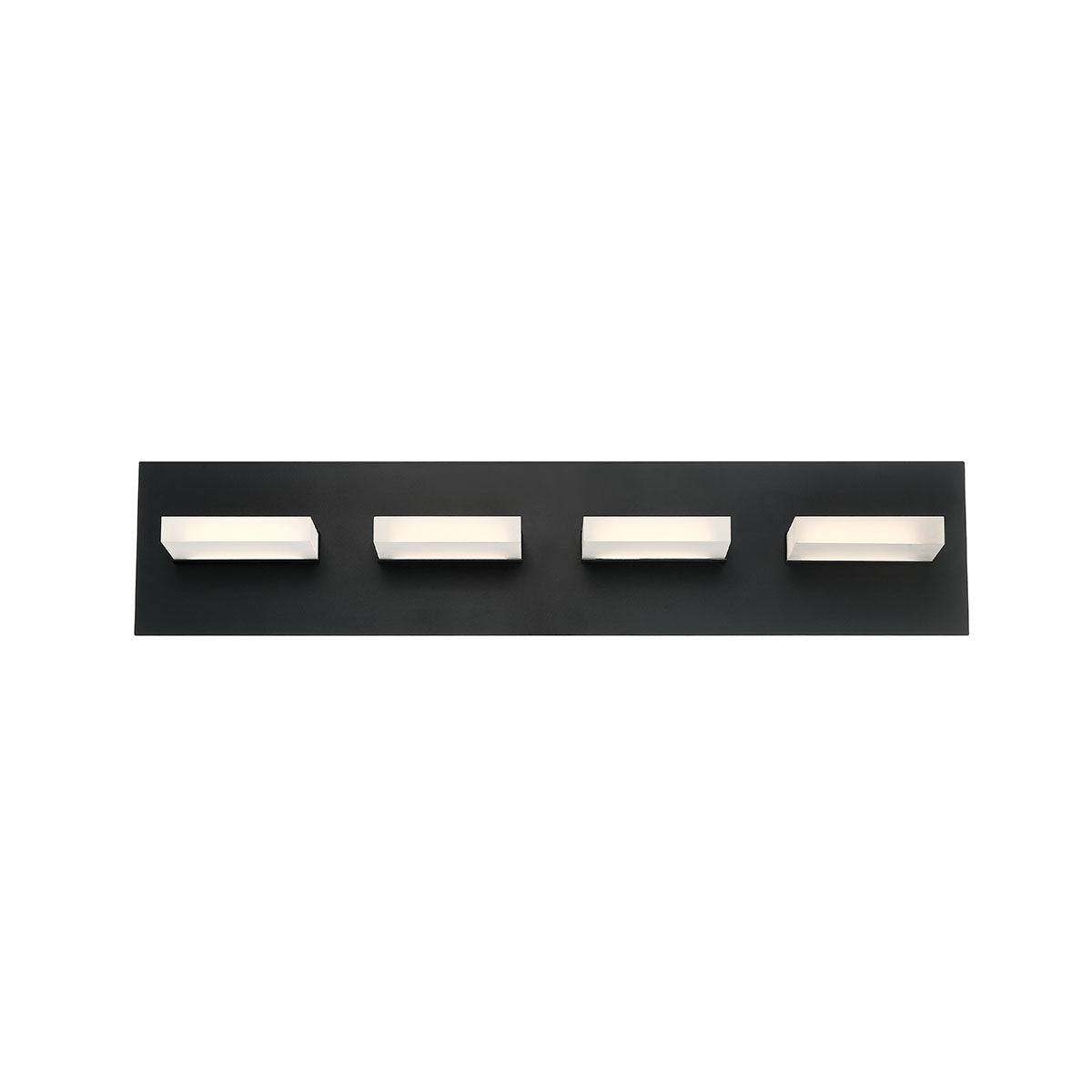 28021-024 OLSON, 4­LIGHT 24IN INTEGRATED LED VANITY, Chandeliers, Eurofase - Maple Electric Supply 