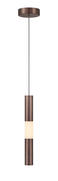 Eurofase Ronda 16" Pendant, Harlow Bronze with Alabaster, front view