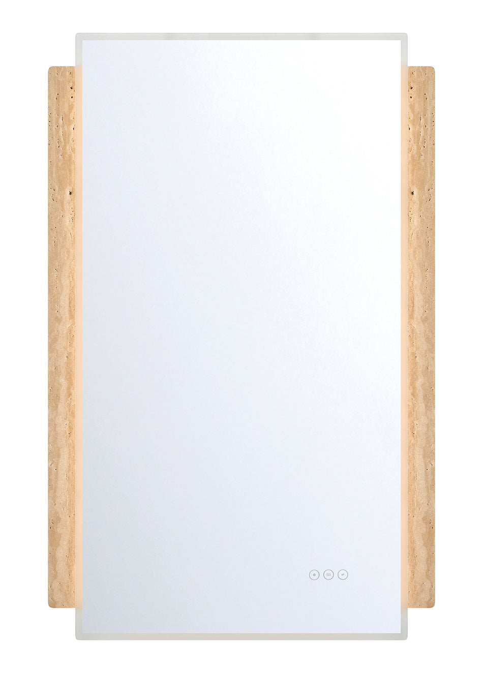Eurofase Sadona 27" x 42" Mirror, Travertine, front view