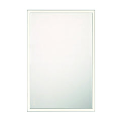 Eurofase Nixon 24" x 36" LED Mirror, Anodized Silver, front view