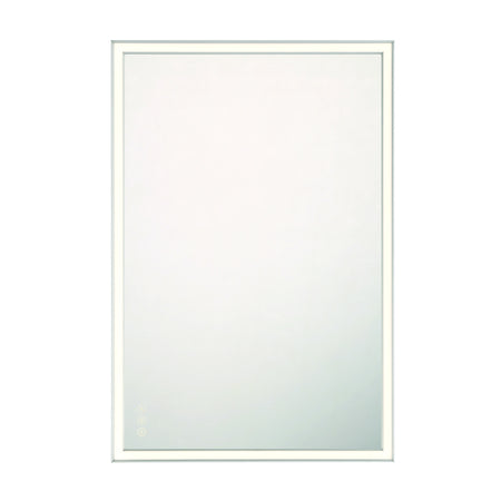 Eurofase Nixon 24" x 36" LED Mirror, Anodized Silver, front view