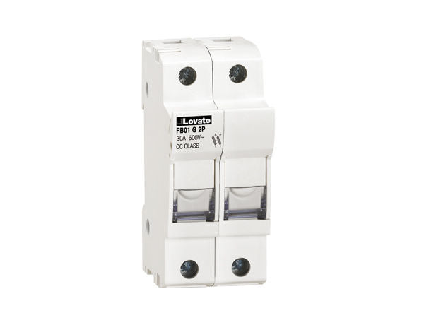 FB01G2P FUSE HOLDER 2P CLASS CC 600V 30A, , Lovato - Maple Electric Supply 