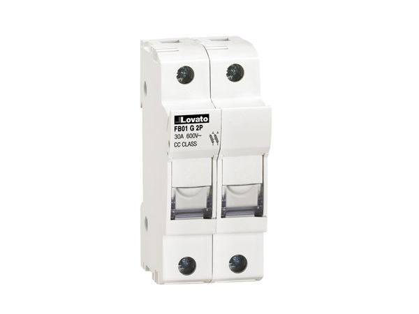 FB01G2P FUSE HOLDER 2P CLASS CC 600V 30A, , Lovato - Maple Electric Supply 