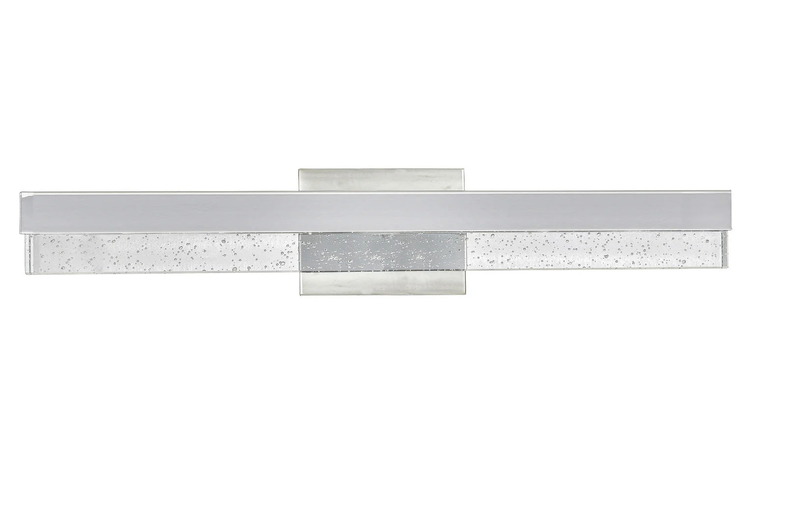 302404 MRLVN02427 LED Vanity Light Seeded Glass size-options-Color Chrome