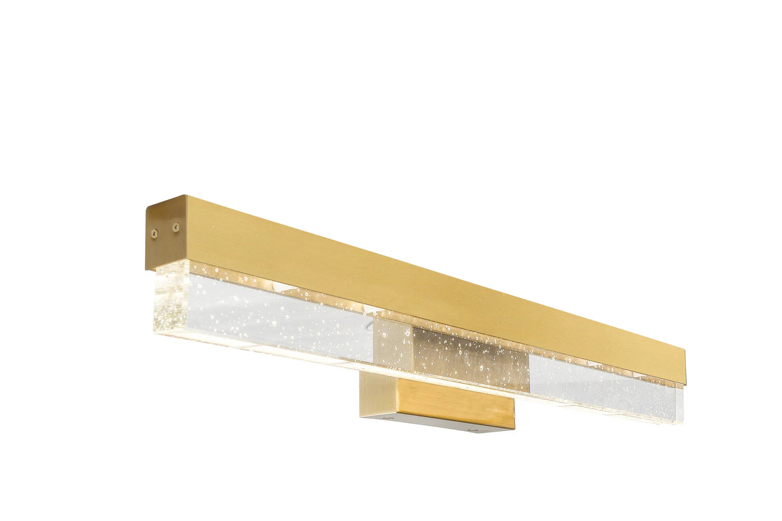 302410 MRLVN02427 LED Vanity Light Seeded Glass size-options-Color Aged Brass