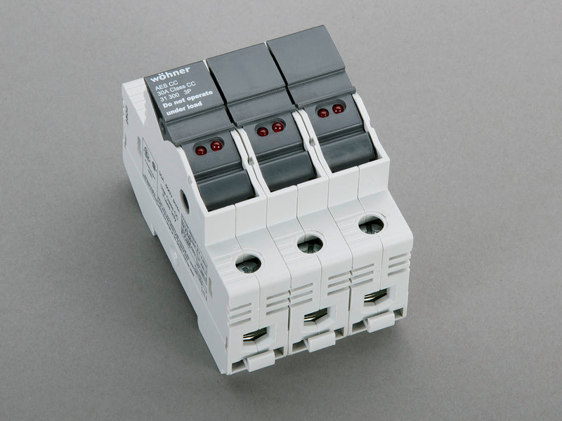 Din rail & fuse holders 3 pole type inchccinch fuseholder indica, Din Rail & Fuse Holders, Techspan - Maple Electric Supply 