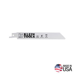 Recip Saw Blade, 24 TPI, for 18 Gauge, 6-Inch