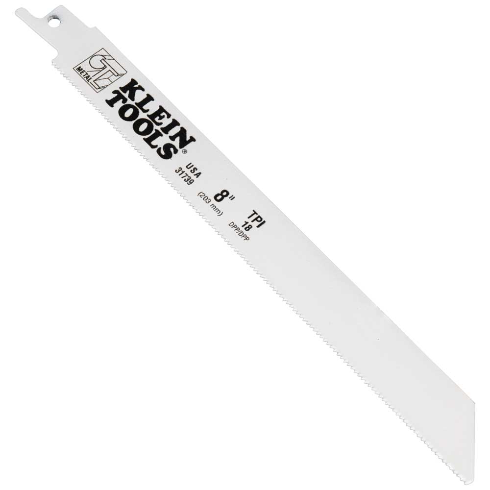 Reciprocating Saw Blades, 18 TPI, 8-Inch, 5-Pack