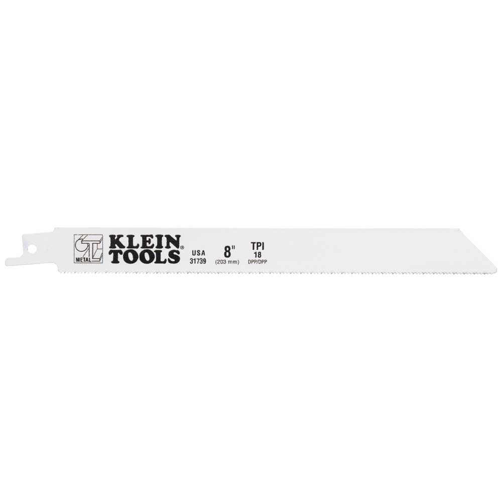 Reciprocating Saw Blades, 18 TPI, 8-Inch, 5-Pack