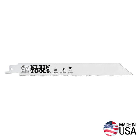 Reciprocating Saw Blades, 18 TPI, 8-Inch, 5-Pack