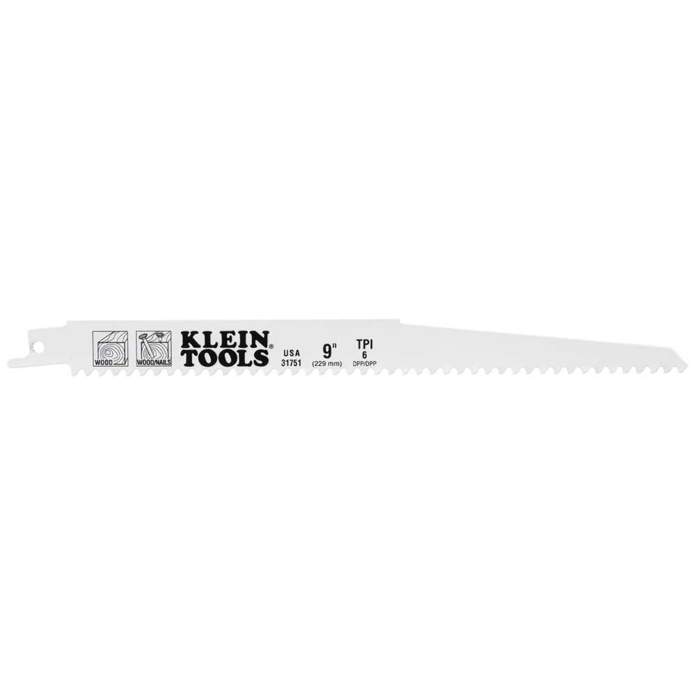 Reciprocating Saw Blades, 6 TPI, 99-Inch, 5-Pack