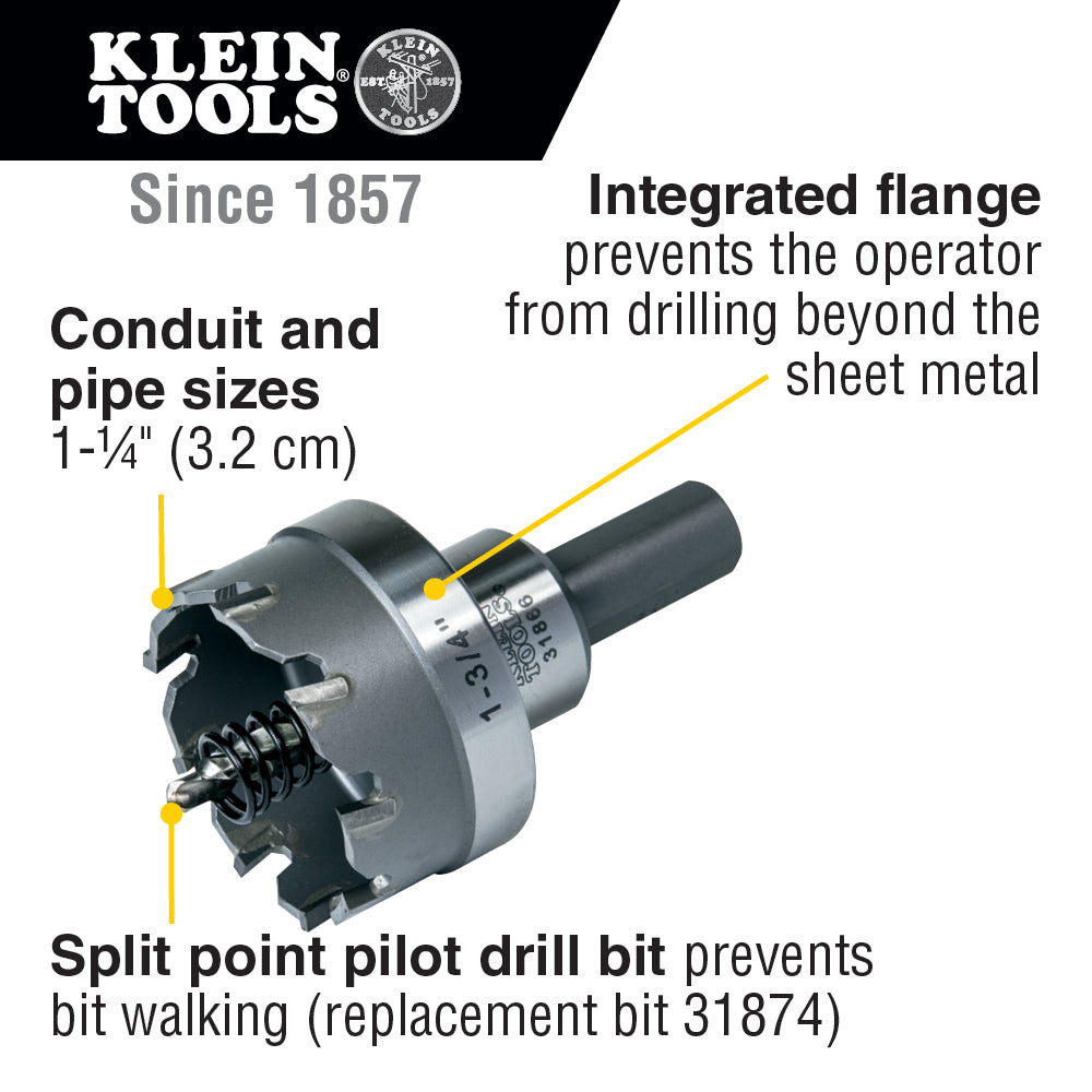 Carbide Hole Cutter, 1-3/4-Inch