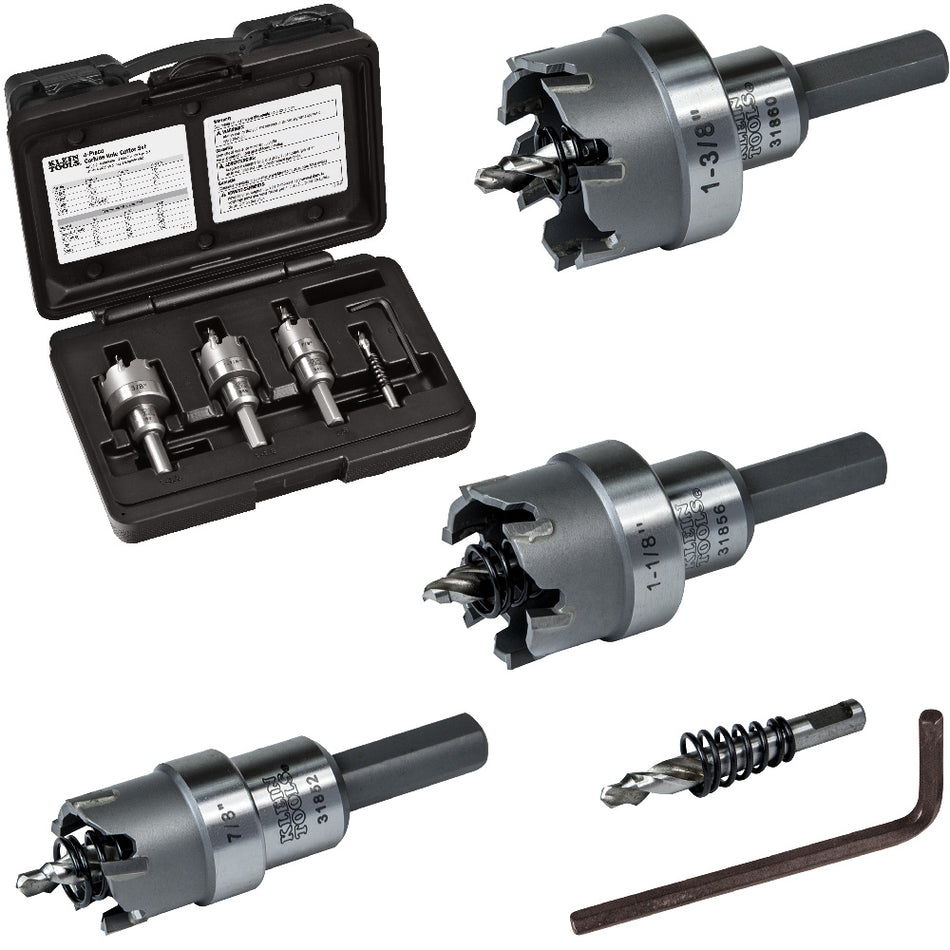 Carbide Hole Cutter Set 4 Piece
