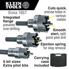 Master Electricians Hole Cutter Kit 8-Piece - 31873