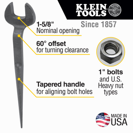 Erection Wrench for U.S. Heavy Nut