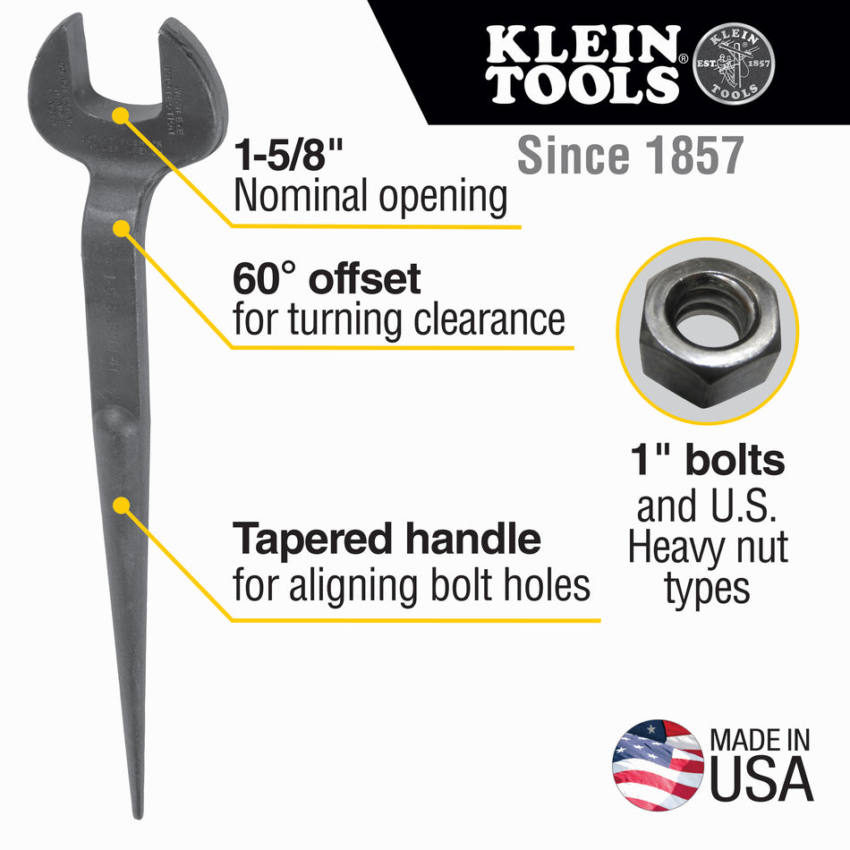 Erection Wrench for U.S. Heavy Nut