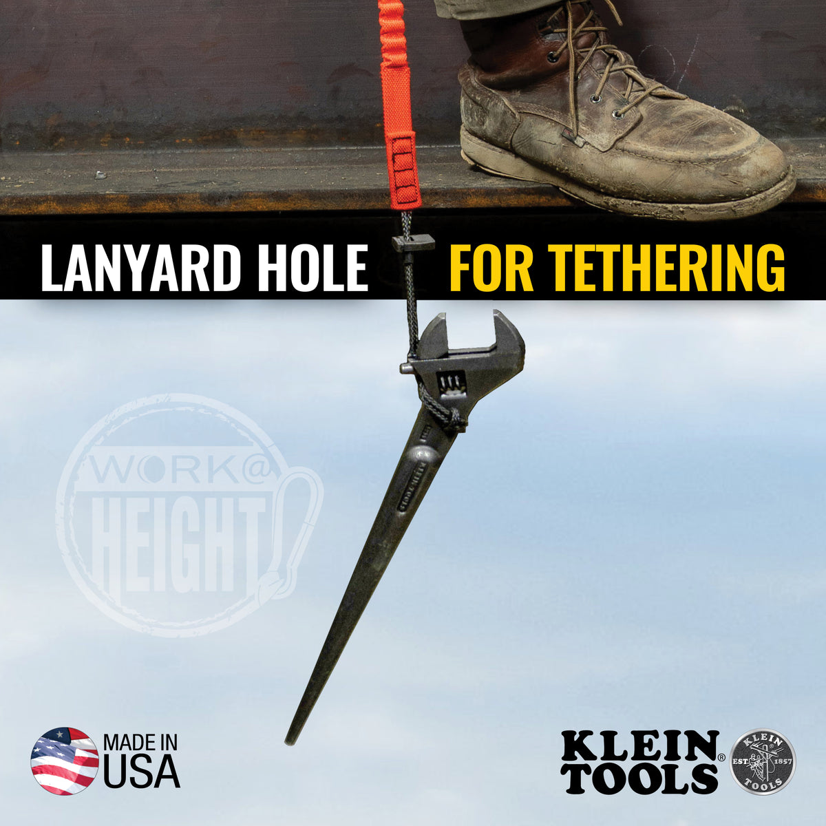 10" Adjustable Spud Wrench