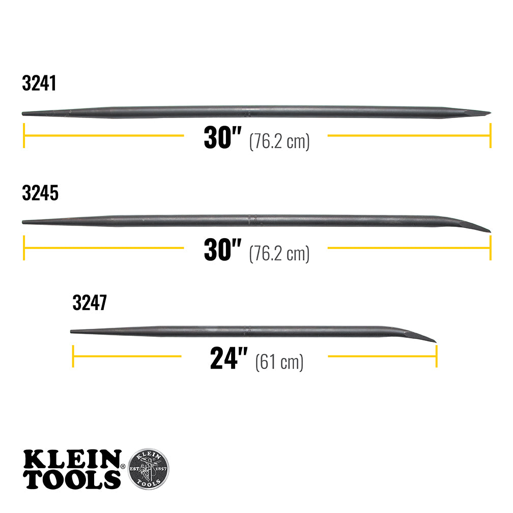 Connecting Bar, 30-Inch Round, Straight Chisel-End