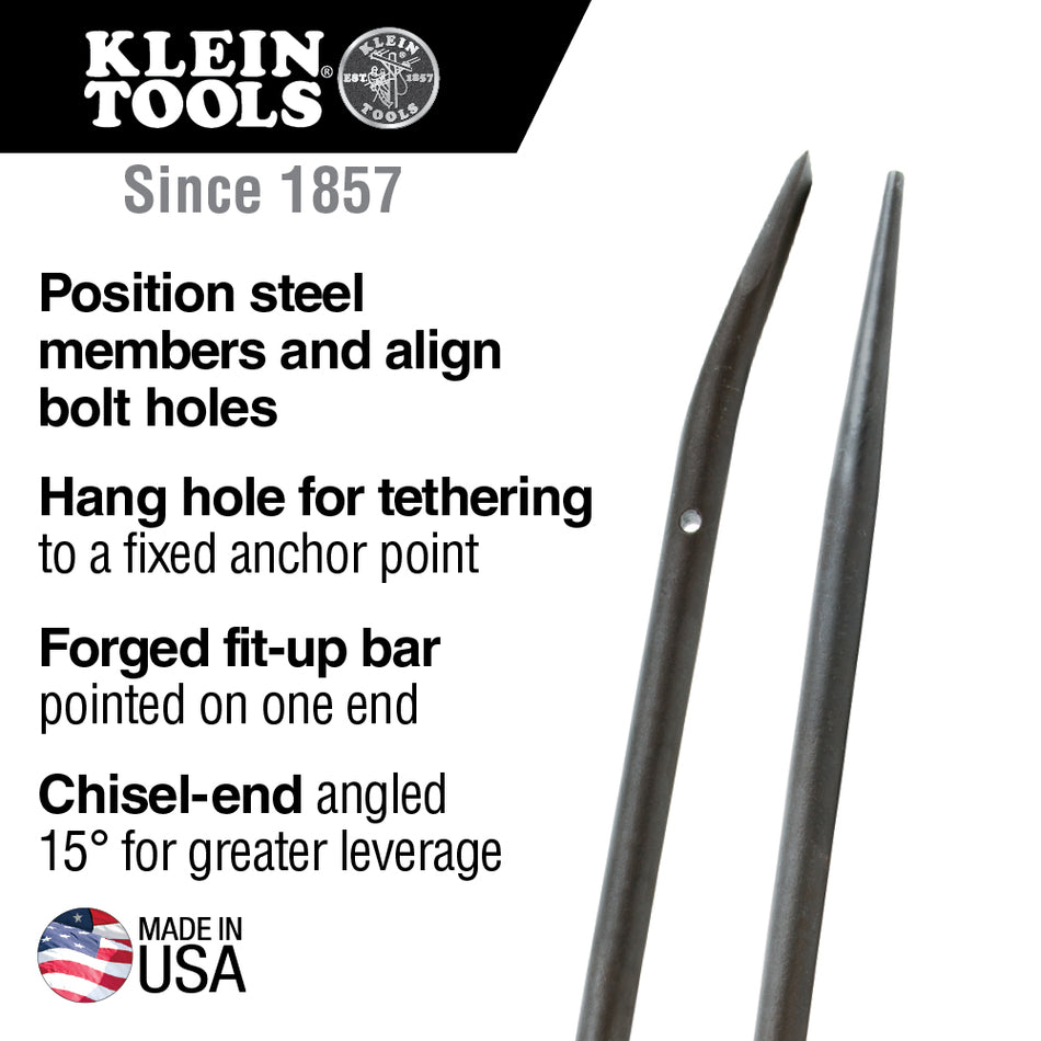 Klein Tools 3246TT 36-Inch Round Bar with Tether Hole - additional view