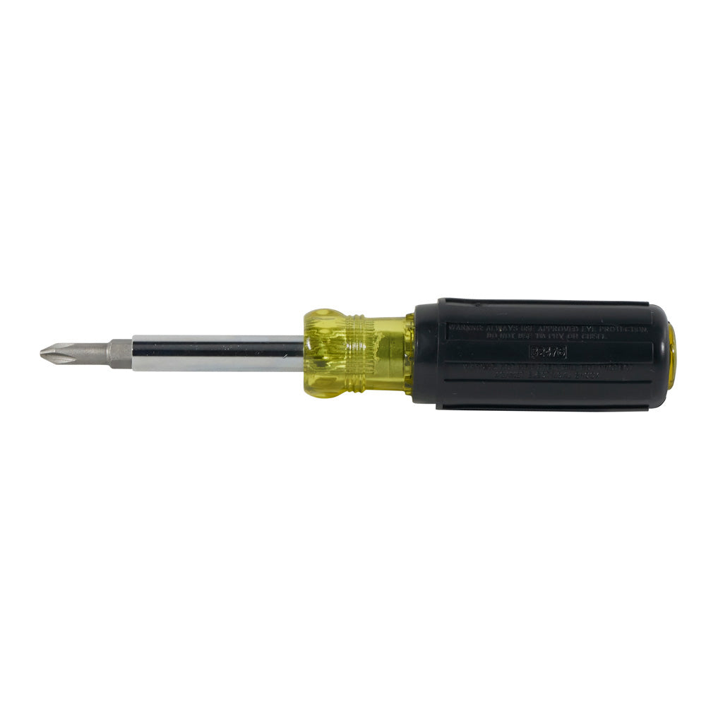 5-in-1 Screwdriver/Nut Driver, Yellow and Black
