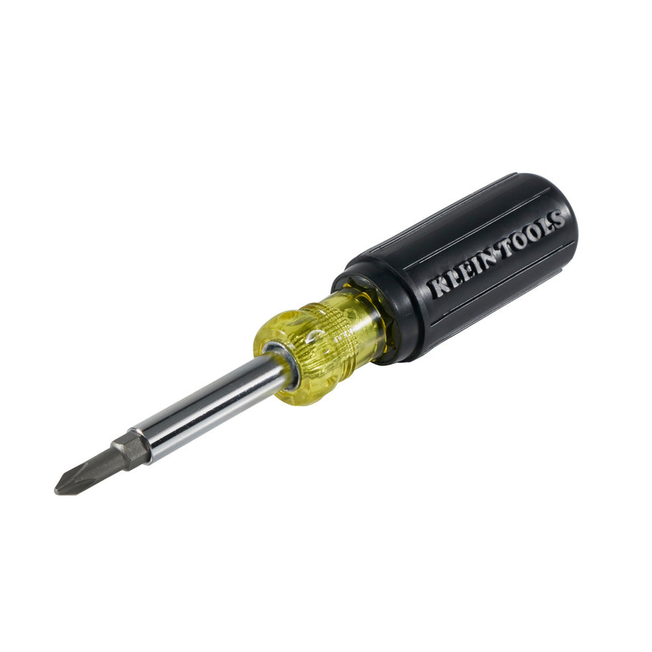 Klein Tools 32476 5-in-1 Screwdriver/Nut Driver, Yellow and Black - additional view
