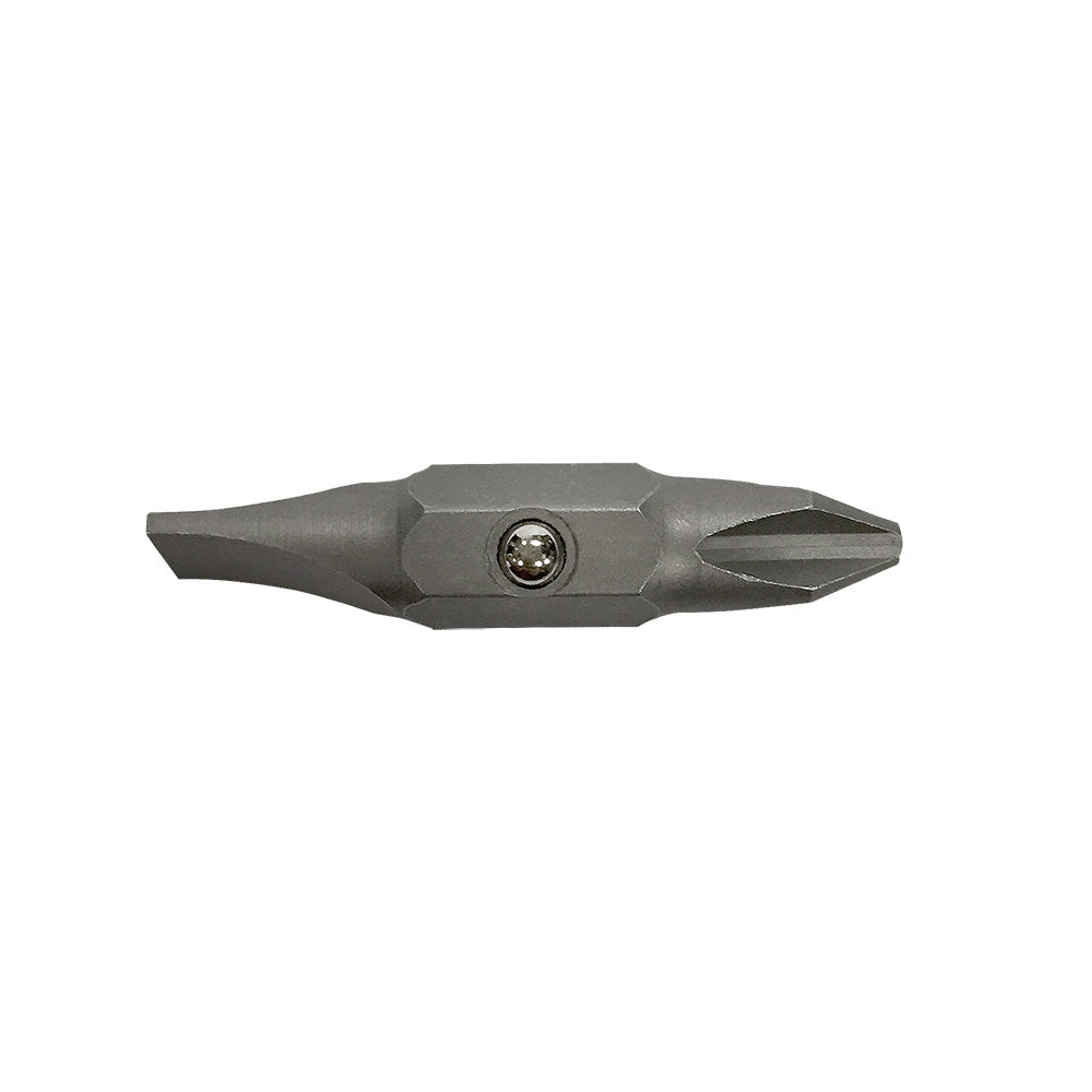 Klein Tools 32483 Bit #2 Phillips 1/4\" Slotted - alternate angle 3