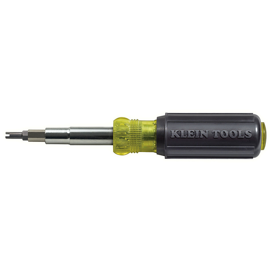Klein Tools 32527 11-in-1 Screwdriver Nut Driver with Schrader® Bit