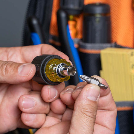Stubby Multi-Bit Screwdriver/Nut Driver