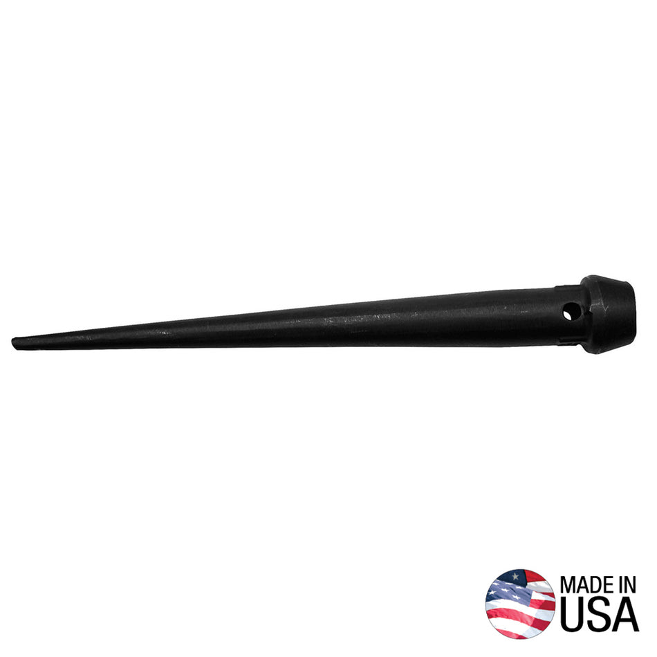 Klein Tools 3256TT 1-1/16-Inch Broad Bull Pin with Tether Hole - detail view