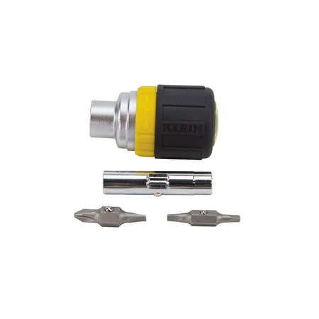 6-in-1 Stubby Screwdriver Square Recess