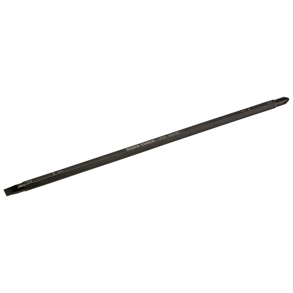 Klein Tools 32618 Adj Screwdriver Blade #2 Phillips 1/4-Inch Slotted - alternate angle 1