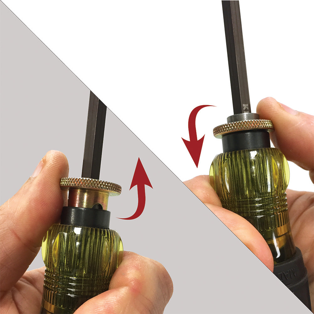 Klein Tools 32708 Adjustable Screwdriver,  #1 and #2 Square - application