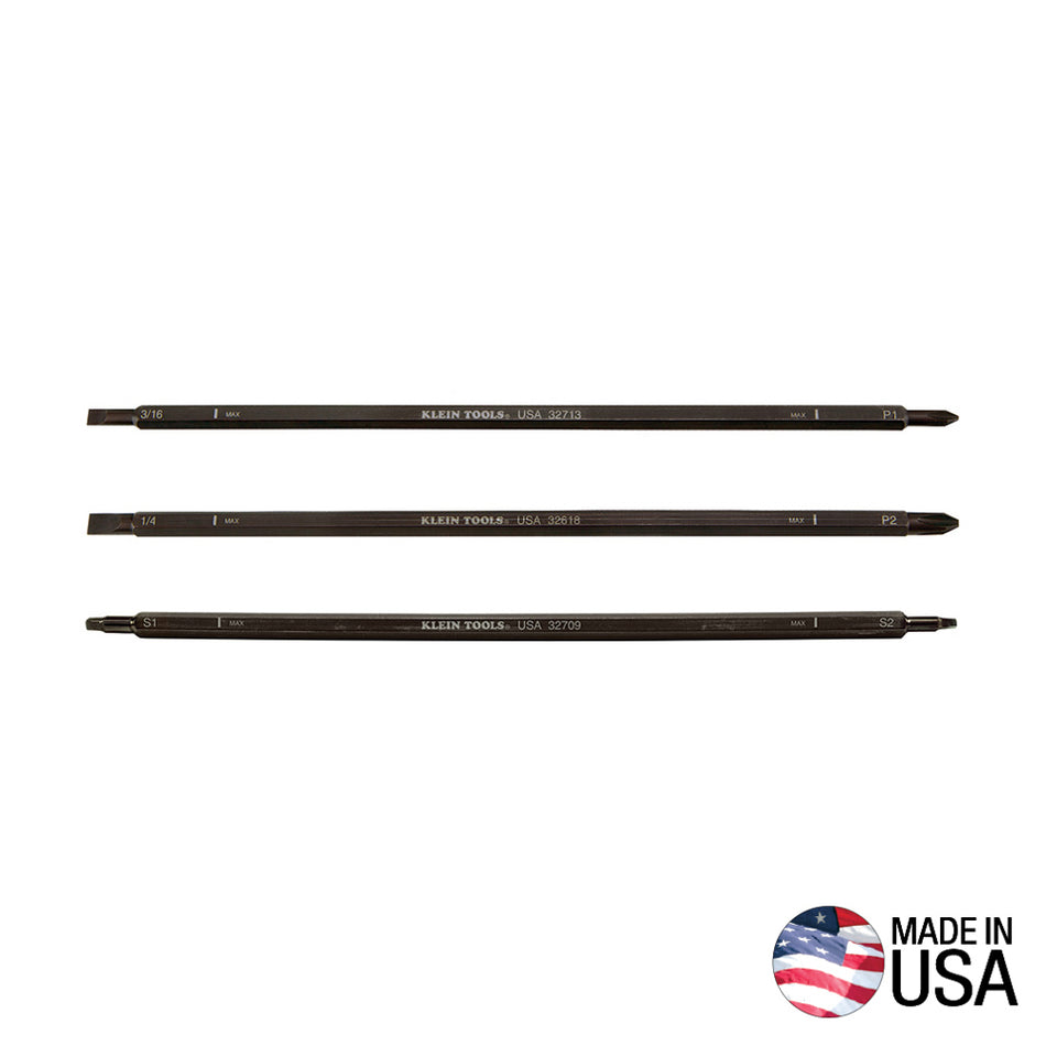 Klein Tools 32715 Adjustable Length Replacement Blade Set 3-Pack - detail view
