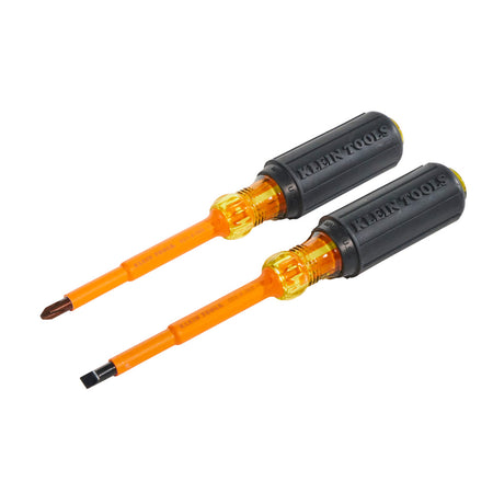 Klein Tools 33532-INS 4-Inch Insulated Screwdriver Set, 2-Piece - alternate angle 2