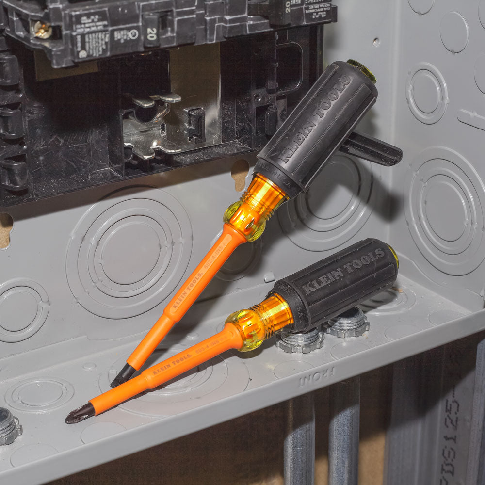 Klein Tools 33532-INS 4-Inch Insulated Screwdriver Set, 2-Piece - application