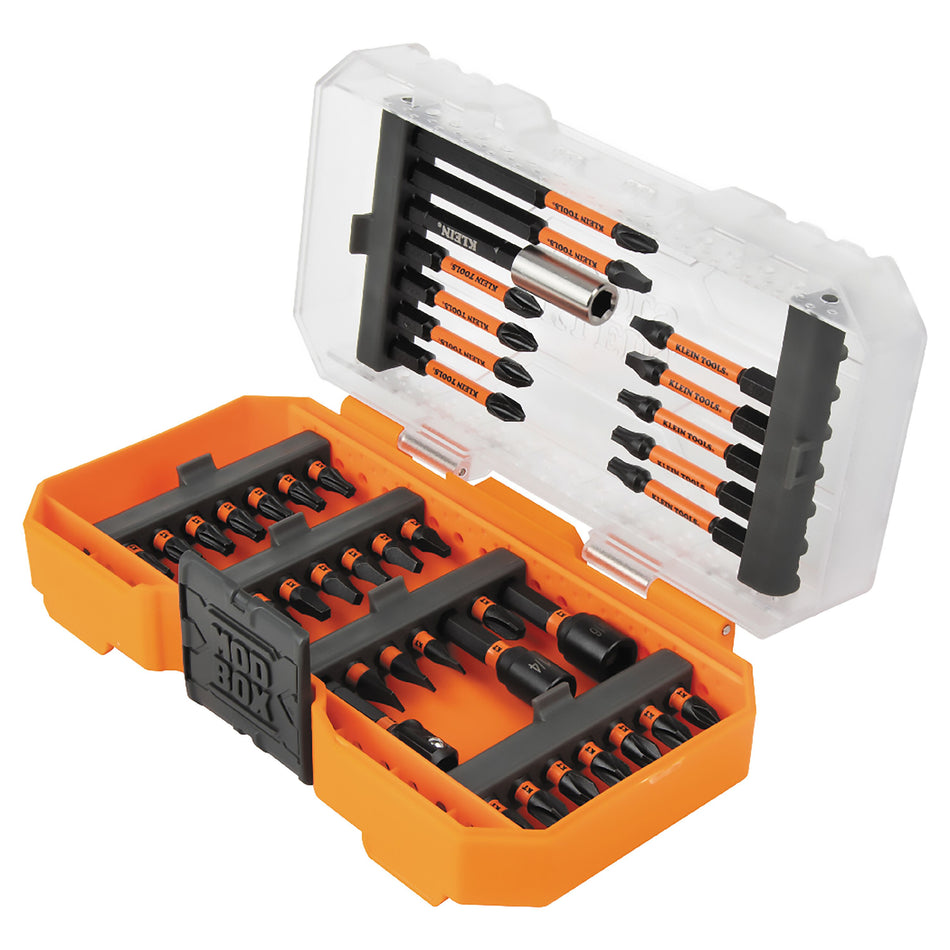 Klein Tools 33801 33801 ProFlex Impact Driver Bit Set, 40-Piece