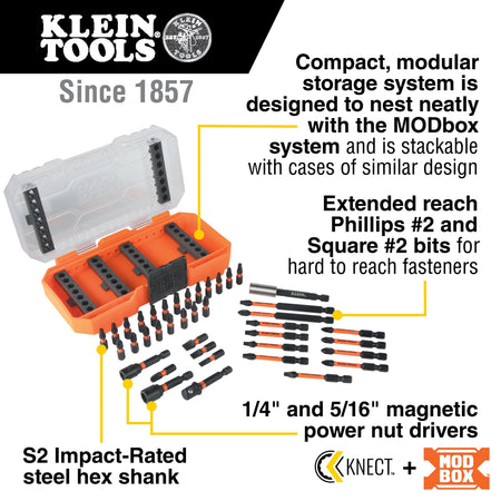 33801 ProFlex Impact Driver Bit Set, 40-Piece