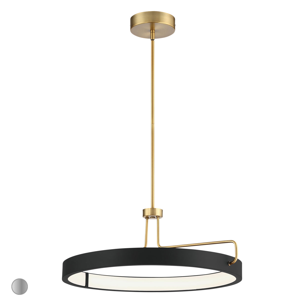 37082-017 PEMBERTON, 26IN INTEGRATED LED PENDANT, Chandeliers, Eurofase - Maple Electric Supply 