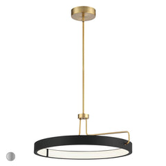 37082-017 PEMBERTON, 26IN INTEGRATED LED PENDANT, Chandeliers, Eurofase - Maple Electric Supply 