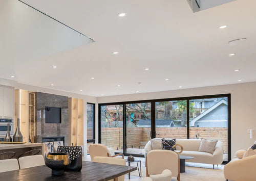 A photo of a , by DE45CCTW - 4" Slim Recessed Downlight 5CCT (Wet location) **ON SPECIAL ** - Luminiz eCommerce - Maple Electric Supply in Canada