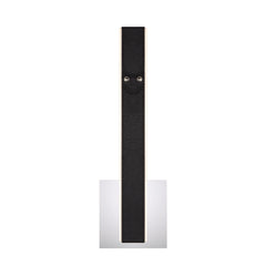 Eurofase Verdura 16" LED Wall Sconce, Matte Black with White Acrylic, front view