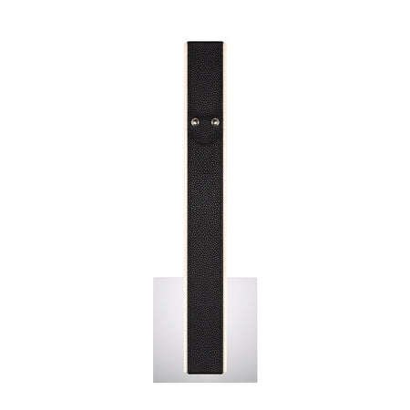 Eurofase Verdura 16" LED Wall Sconce, Matte Black with White Acrylic, front view