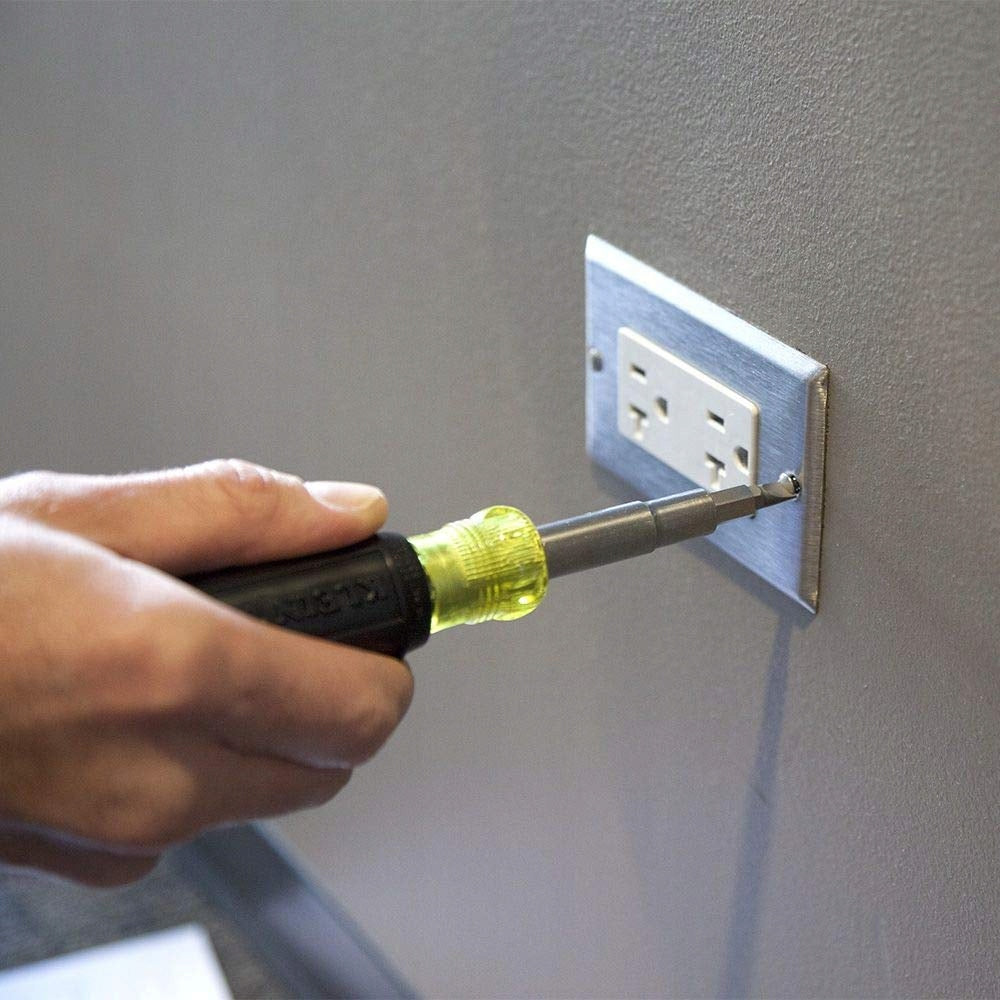 A photo of a Screwdriver/Nut Drivers, by 11-in-1 Screwdriver/Nut Driver - Klein Tools eCommerce - Maple Electric Supply 