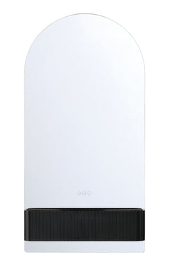 Eurofase Erabel 24" x 48" Mirror, Matte Black, front view