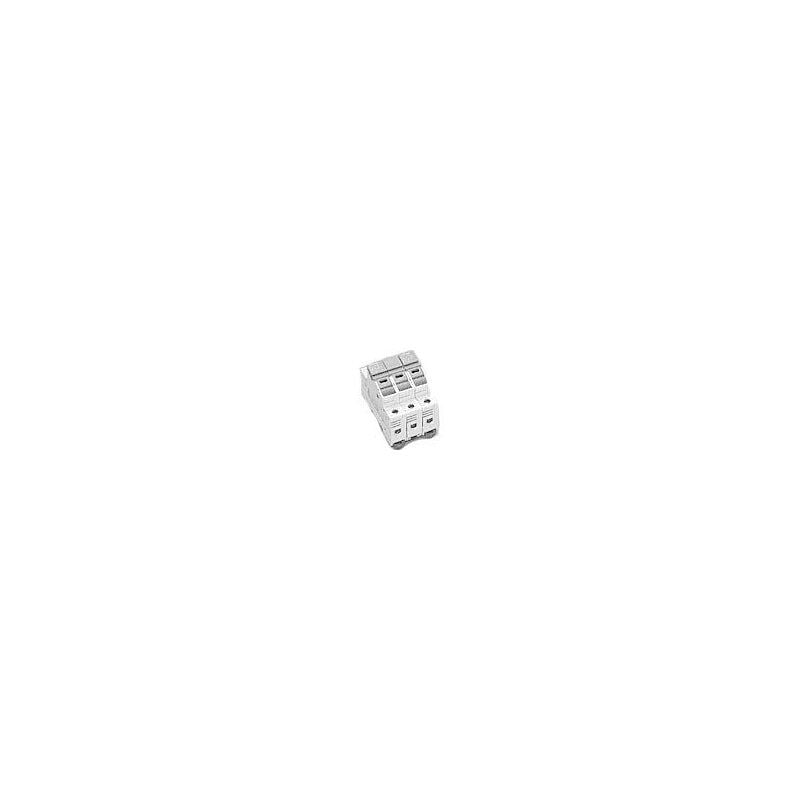 Din rail & fuse holders 3 pole din rail fuseholder