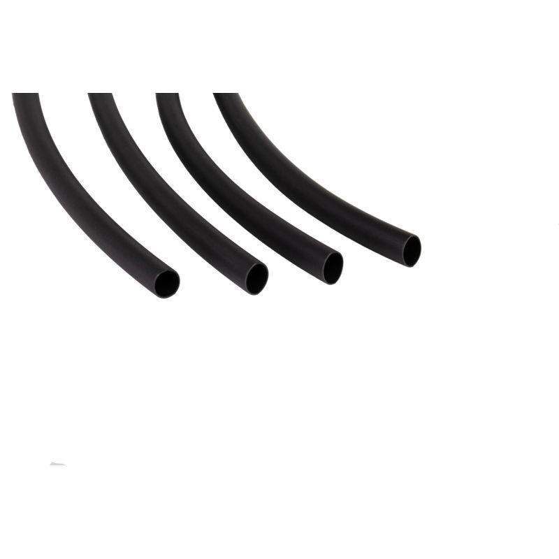 Heat shrink tubing ht shk med wall 1.1inchid blk 4ft
