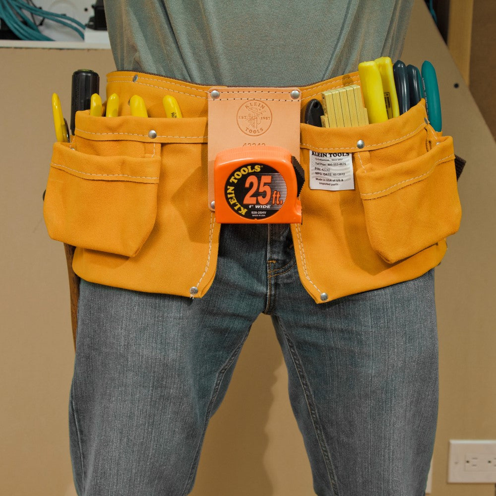 One-Piece Nail/Screw and Tool Pouch Apron